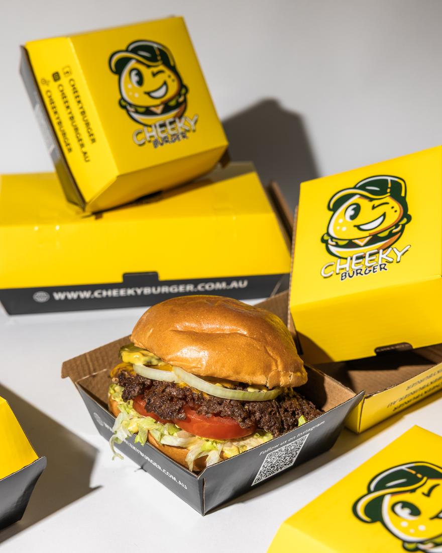 Cheeky Burger boxes